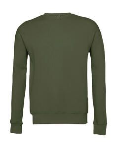 Bella+Canvas 3945 - Unisex Drop Shoulder Fleece Military Green