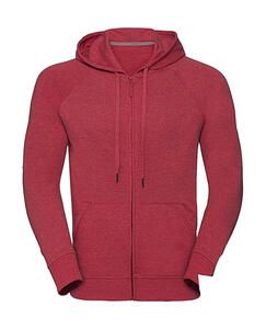 Russell  0R284M0 - Men's HD Zipped Hood Sweat Red Marl