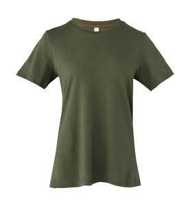 Bella+Canvas 6400 - Women's Relaxed Jersey Short Sleeve Tee Military Green