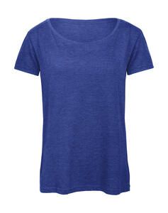 B&C TW056 - Triblend/women T-Shirt Heather Royal Blue