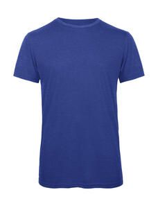 B&C TM055 - Triblend/men T-Shirt Heather Royal Blue