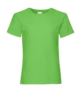 Fruit of the Loom 61-005-0 - Girls Value Weight T Lime Green