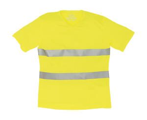 Yoko HVJ910 - Fluo Super Light V-Neck T-Shirt Fluo Yellow