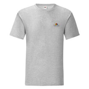 Fruit of the Loom Vintage Collection 011430J - Vintage T Small Logo Print Heather Grey