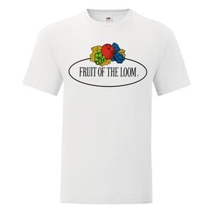 Fruit of the Loom Vintage Collection 011430A - Vintage T Large Logo Print White