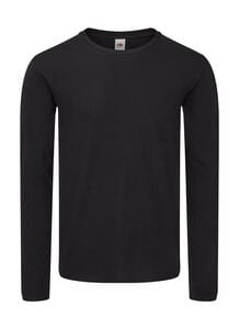 Fruit of the Loom 61-446-0 - Iconic 150 Classic Long Sleeve T Black