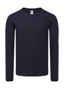 Fruit of the Loom 61-446-0 - Iconic 150 Classic Long Sleeve T Deep Navy