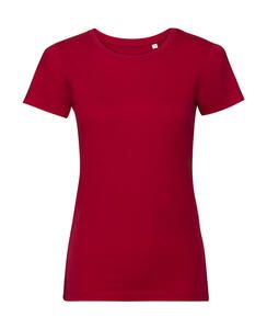 Russell Pure Organic 0R108F0 - Ladies´ Pure Organic Tee Classic Red