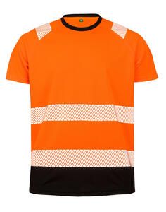 Result Genuine Recycled R502X - Recycled Safety T-Shirt Fluorescent Orange