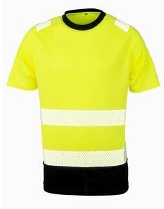 Result Genuine Recycled R502X - Recycled Safety T-Shirt Fluorescent Yellow