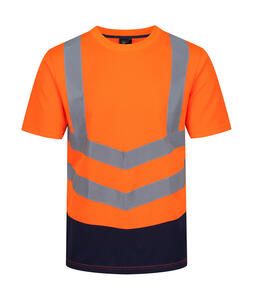Regatta High Visibility TRS194 - Pro Hi Vis T-Shirt Orange/Navy