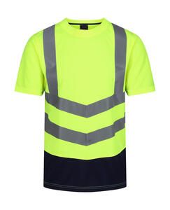 Regatta High Visibility TRS194 - Pro Hi Vis T-Shirt Yellow / Navy