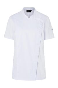 Karlowsky JF 25 - Short-Sleeve Ladies' Chef Jacket Modern-Look White