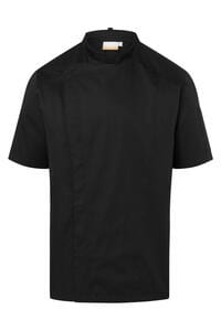 Karlowsky JM 29 - Short-Sleeve Chef Jacket Modern-Look Black
