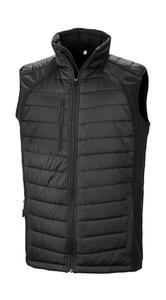 Result Genuine Recycled R238X - Compass Padded Softshell Gilet Black/Black