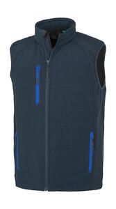 Result Genuine Recycled R238X - Compass Padded Softshell Gilet Navy/Royal