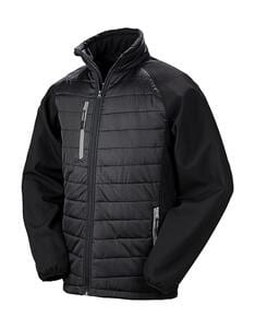 Result Genuine Recycled R237X - Compass Padded Softshell Black/Grey