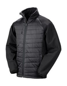 Result Genuine Recycled R237X - Compass Padded Softshell Black/Black
