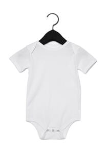 Bella+Canvas 100B - Baby Jersey Short Sleeve One Piece White