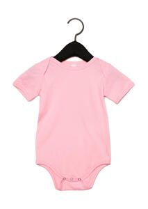 Bella+Canvas 100B - Baby Jersey Short Sleeve One Piece Pink