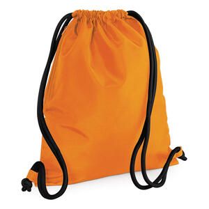 BagBase BG110 - Icon Drawstring Backpack Orange/Black