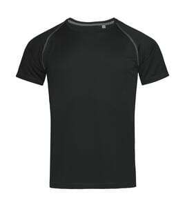 Stedman ST8030 - Active 140 Team Raglan Men Black Opal