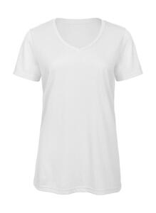 B&C TW058 - V Triblend/women T-Shirt White