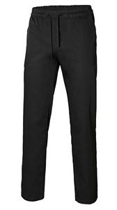 Velilla 403006 - CHEF POPLIN TROUSERS Black