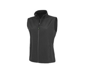 RESULT RS902F - WOMENS RECYCLED 2-LAYER PRINTABLE SOFTSHELL BODYWARMER