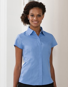 Russell Europe R-925F-0 - Ladies` S/SL Poplin