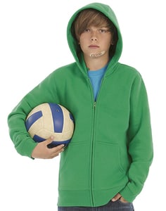 B&C Hooded Full Zip Kids - Kids Hooded Full Zip - WK682