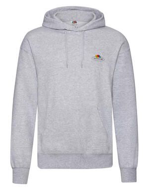 Fruit of the Loom Vintage Collection 012208J - Vintage Hooded Sweat Classic Small Logo Print